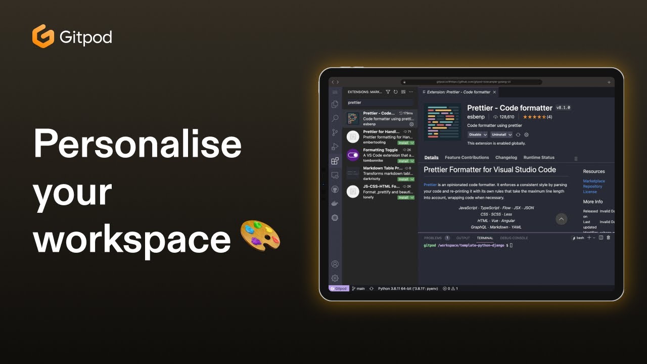 Play: Personalise Your Workspace 🎨