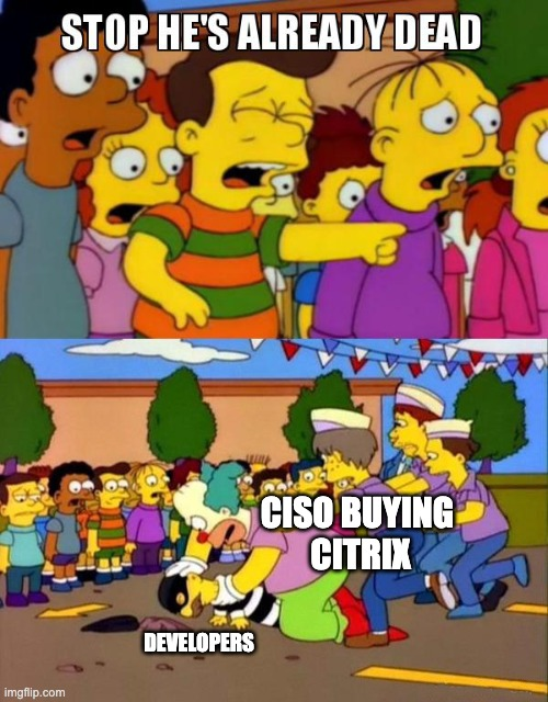 CISO buying Citrix developers