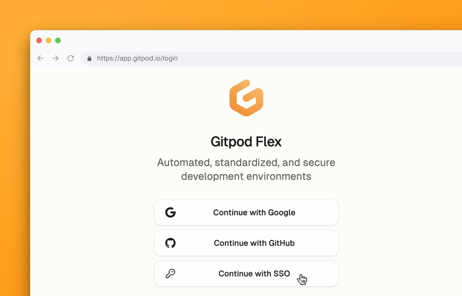 Gitpod SSO