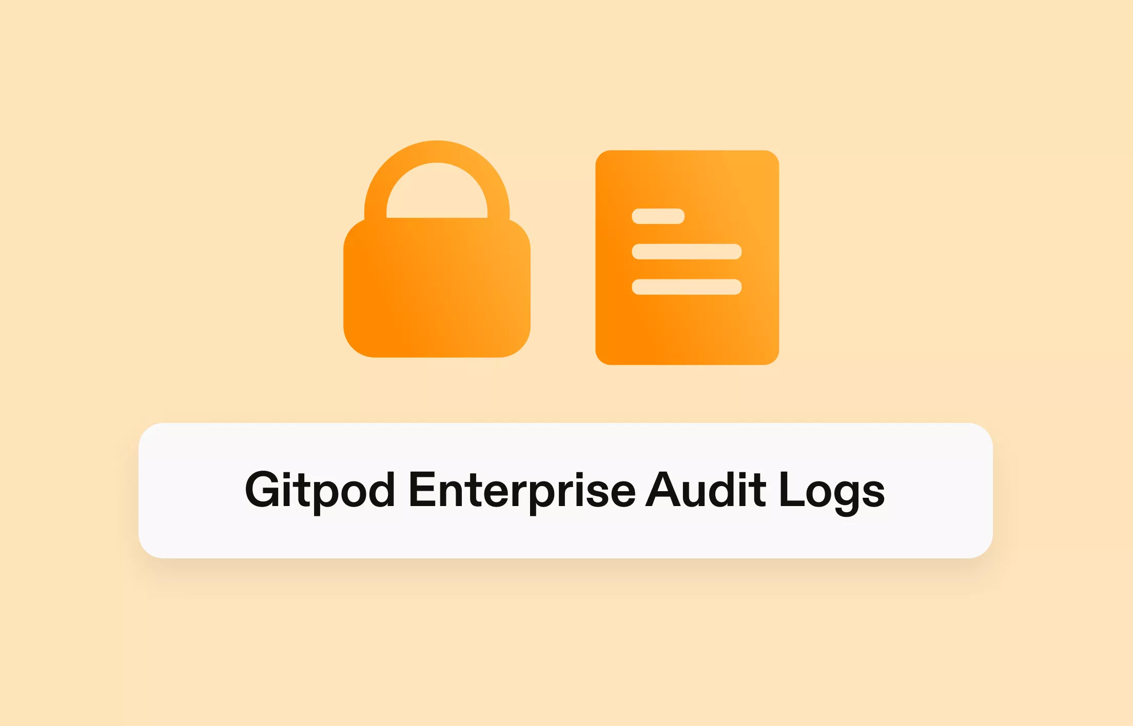Gitpod Classic Audit Logs